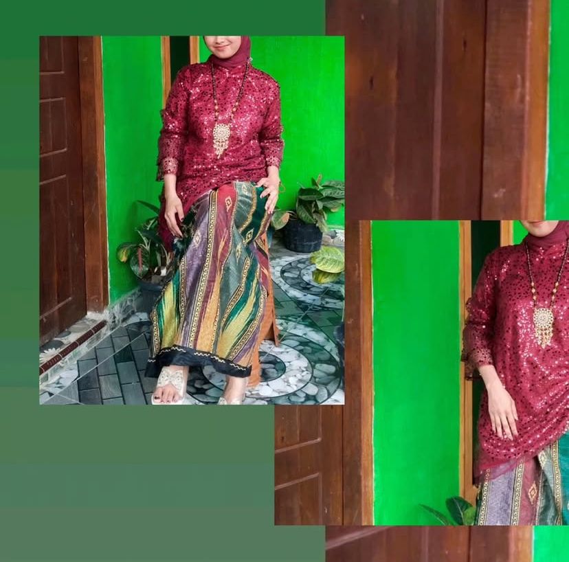 Baju bodo merah